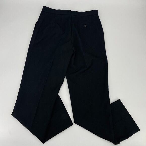 Christopher & Banks Chino Pants Women's 6 Black Mid-Rise Straight Leg Pockets - Picture 2 of 14
